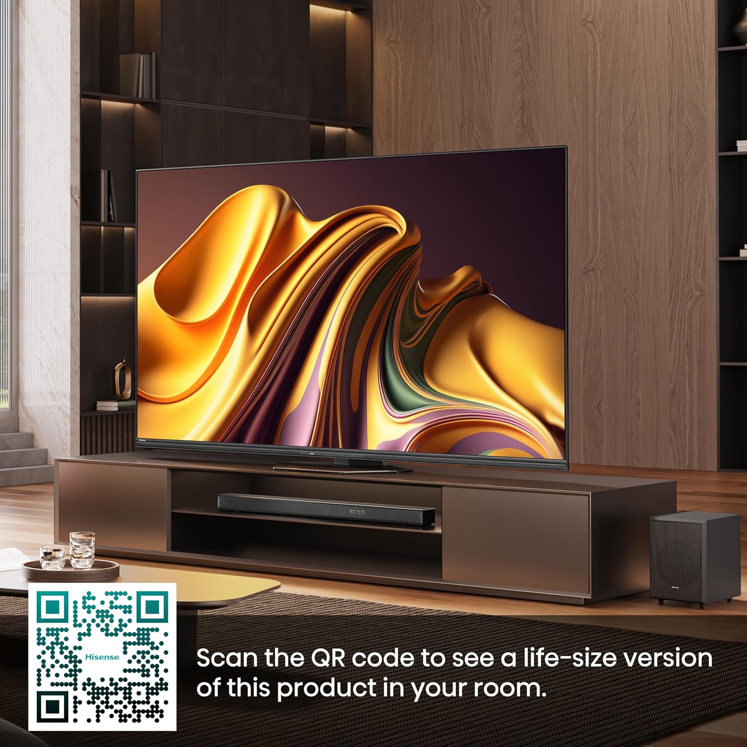 Hisense 65" 65U8NQTUK Mini-LED Smart TV – Stunning 4K Picture & Immersive Sound - Image 2